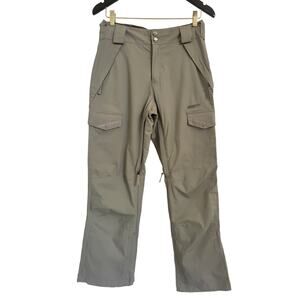 Sims Cargo Style Multi Pocket Women's Snowboard Pants Olive Green Sz S
